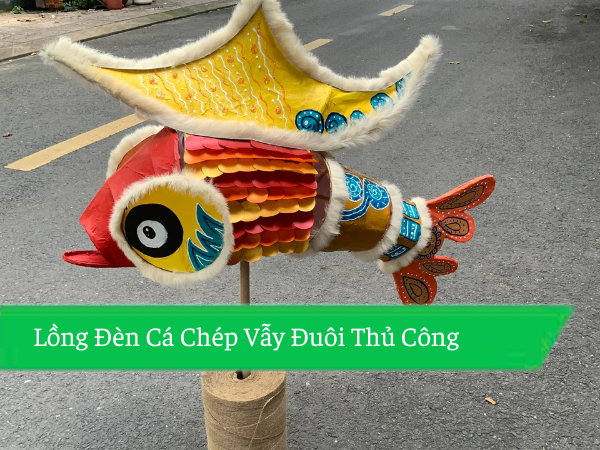 Lồng Đèn Cá Chép Vẫy Đuôi Thủ Công